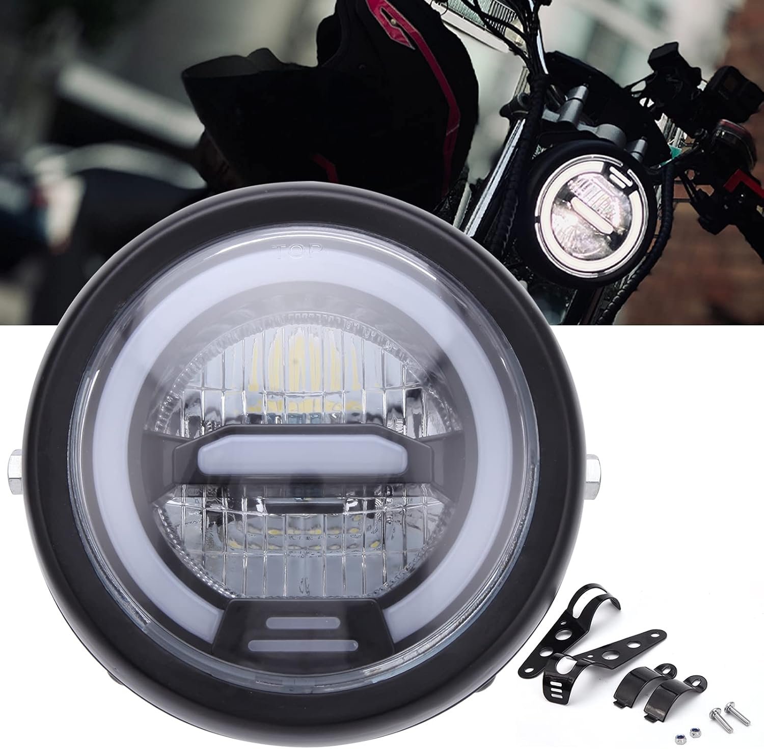PHARE AVANT MOTO 8 GN 150 LED TOUAREG CY81624 PHARE AVANT MOTO 8 GN 150 LED TOUAREG CY81624